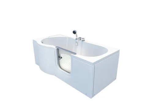 AcquaVapore Seniorenwanne mit Tür S12-R-ALL, 85x170 cm - Die AcquaVapore Badewanne mit Tür bietet sicheren Zugang und Komfort für ältere Menschen. Mit hochwertiger Verarbeitung und einem durchdachten Design ermöglicht sie ein entspannendes Bad in vertrauter Umgebung.
