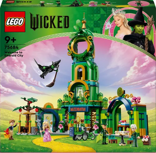 Wicked Willkommen in Emerald City 75684 - Kreatives Konstruktionsspielzeug, fördert kreatives Spielen und motorische Fähigkeiten