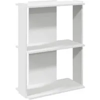 vidaXL Bücherregal 3 Böden Weiß 60x30x80 cm