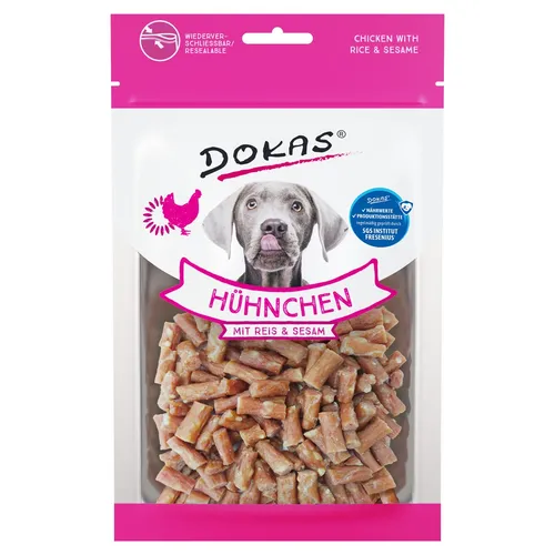 Dokas Hühnchen mit Reis 70 g, Hundesnack, UVP 1,99 EUR, NEU