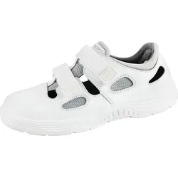 Abeba Sicherheitsschuhe S1 SRC weiß CE - Größe 38 - Arbeits- & Schutzkleidung mit verstellbarem Ristbereich, atmungsaktivem Innenfutter und rutschhemmender Sohle für optimalen Komfort und Sicherheit.