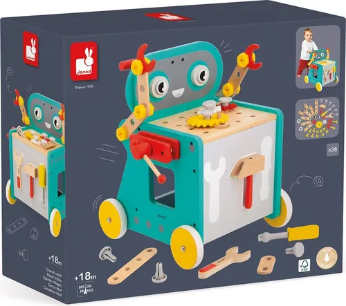 Janod - Brico Kids Roboterwagen