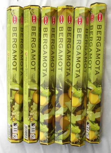 Packg. á 20 Stück RÄUCHERSTÄBCHEN Marke incense HEM Bergamotte Bergamot 6