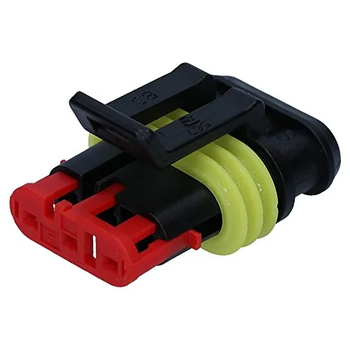 Stück AMP 0-0282087-1 Superseal Buchsengehäuse 3-polig 10