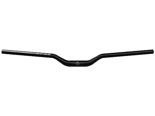 Spank Spoon 35 bar black 25mm - Fahrradlenker für All Mountain, Trail und Freeride, inklusive Mudguard. Leicht und robust aus MGR Six Series Alloy, mit variabler Breite und Rise für individuellen Komfort.