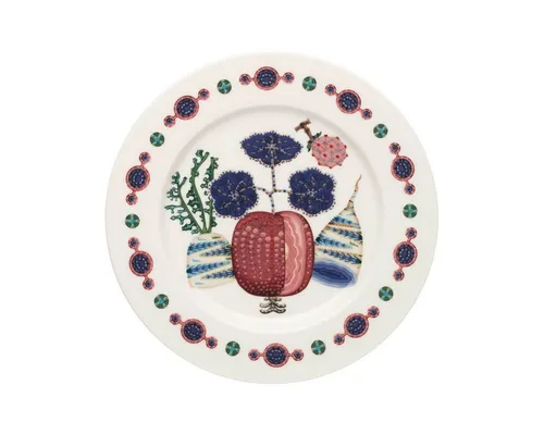 IITTALA Frühstücksteller Taika Sato - Flacher Frühstücksteller von Iittala, 22 cm Durchmesser. Ideal für Vorspeisen und Desserts, vereint funktionales Design mit ästhetischer Raffinesse. Mikrowellengeeignet und spülmaschinenfest für einfache Handhabung.