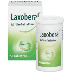 Laxoberal Tabletten - Abführmittel bei Verstopfung - Arzneimittel zur schnellen Linderung von Verstopfung, wirkt über Nacht und sorgt für einen sanften Stuhlgang am nächsten Morgen.