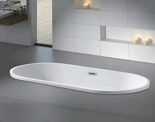 Raumsparwanne 150x80 cm – Komfortable Badewanne für Ihr Badezimmer - Moderne Raumsparwanne aus hochwertigem Acryl, ideal für kleine Badezimmer. Mit ovaler Form und eleganter weißer Oberfläche sorgt sie für ein stilvolles Ambiente.