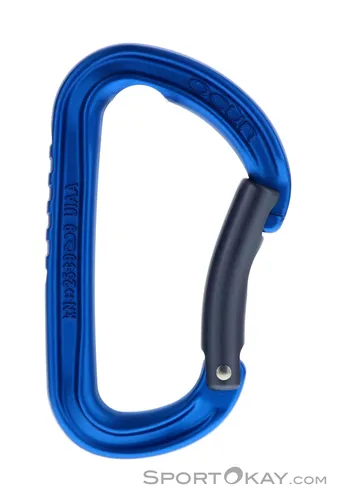 Ocun Falcon Bent Schnappkarabiner-Blau-One Size in blau von Ocun