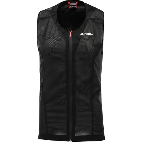 Alpina Proshield Junior Vest black (30) 152 - Rückenprotektor für junge Snowboarder, optimale Sicherheit und hoher Tragekomfort mit YKK Reißverschluss