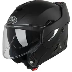 Airoh Rev 19 Color Klapphelm, schwarz, Größe XS für Männer - Motorradhelm mit kratzfestem Visier und extra weitem Sichtfeld, ideal für sicheres Fahren und optimalen Komfort.