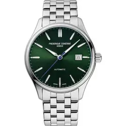 Frederique Constant FC-303GR5B6B Classic Automatik Herrenuhr - Armbanduhren, Schweizer Automatikwerk mit elegantem grünem Zifferblatt und poliertem Edelstahlgehäuse für stilbewusste Herren.