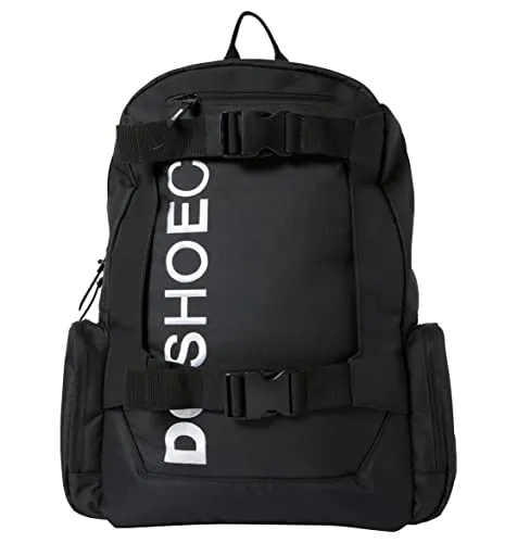 DC Shoes Tagesrucksack Chalkers schwarz - Daypack aus 100% Polyester, ideal für den Alltag und Freizeitaktivitäten, bietet viel Stauraum und stylisches Design in klassischem Schwarz.