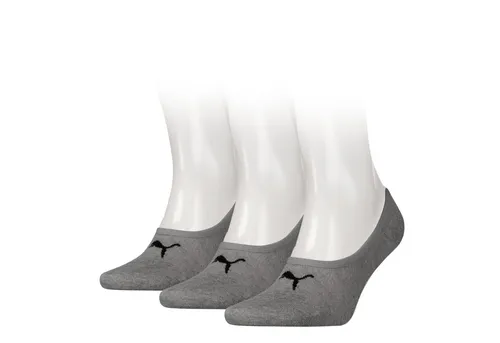 PUMA Füßlinge PUMA UNISEX FOOTIE 3P (3-Paar, 3 Paar) NoShow Socks, atmungsaktiv, elastisches Bündchen