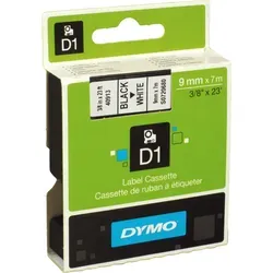 Dymo Label Band D1 40913 (S0720680) schwarz auf weiß  9mm x 7m