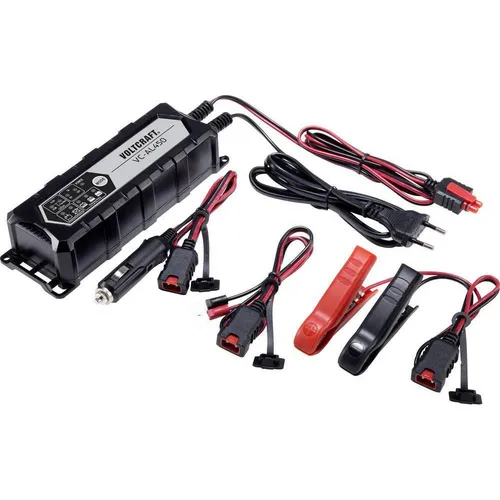 VOLTCRAFT Automatikladegerät 6V/12V 4.5A - Fahrzeugbatterie-Ladegeräte mit intelligentem Batteriemanagement zur optimalen Pflege von 6V und 12V Akkus, ideal für saisonale Fahrzeuge und vielseitig einsetzbar.