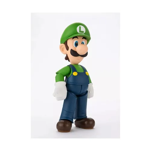 Super Mario S.H. Figuarts Actionfigur Luigi 11 cm - Entdecken Sie die Super Mario S.H. Figuarts Actionfigur von Luigi! Mit ihrer hohen Beweglichkeit können Sie alle ikonischen Posen aus den Spielen nachstellen. Diese 11 cm große Figur ist ideal für Sammler und Fans.