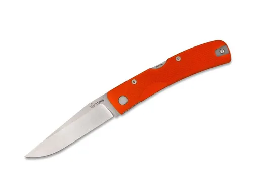MANLY Peak Two 42a Zweihand Taschenmesser EDC RWL 34 G10 Orange