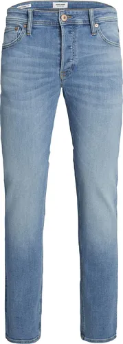 Jack & Jones Große Größen Hose 5-Pocket blau Jeansstoff - Klassische 5-Pocket-Jeans in bequemer Passform. Ideal für jeden Anlass und gefertigt aus hochwertigem Material für optimalen Tragekomfort.