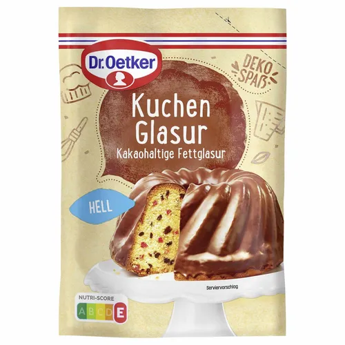 Dr. Oetker Kuchenglasur Hell, 1 x 150 g