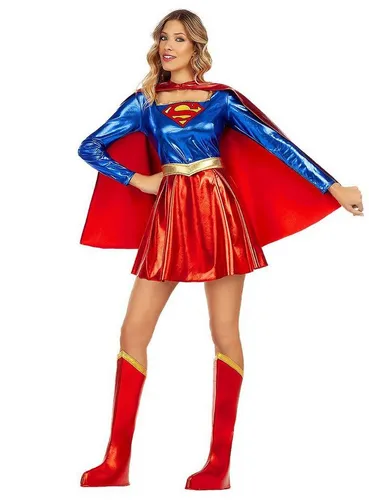 Funidelia Supergirl Kostüm sexy für Damen - Erotische Kostüme für Damen mit 100% offizieller Lizenz. Verkleide dich als Supergirl für Karneval, Halloween oder Kostümpartys und erlebe unvergleichlichen Spaß!