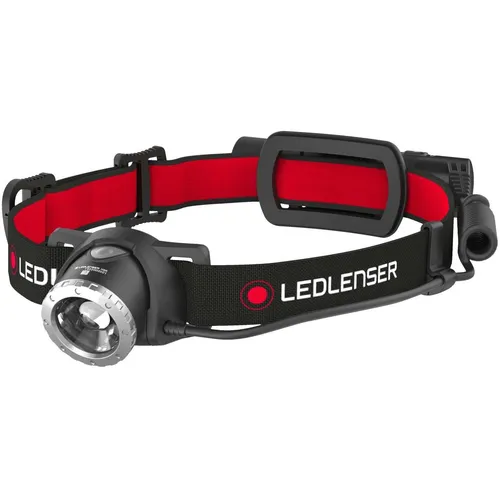 Ledlenser H8R LED Stirnlampe - 600lm, 120h Laufzeit - Stirnlampen mit ergonomischem Design, ideal für Hobbys und Projekte. USB-aufladbar für maximale Flexibilität und Sicherheit dank rotem Rücklicht.