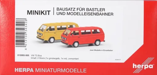 HERPA MINIKIT 1:87 Bausatz Kleinbus VW T3 Bus H0 013093-005