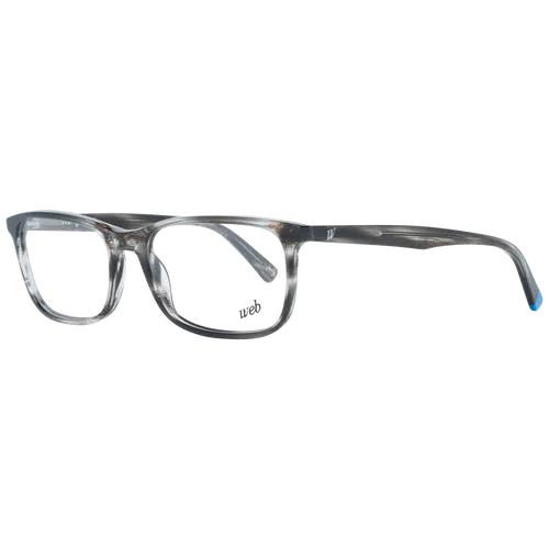 Web Optische Fassung WE5223 020 55 - Rechteckige Brille für Herren - Elegante, braune Kunststofffassung für Männer, ideal für den täglichen Gebrauch. Inklusive Markenetui – stilvoll und praktisch.