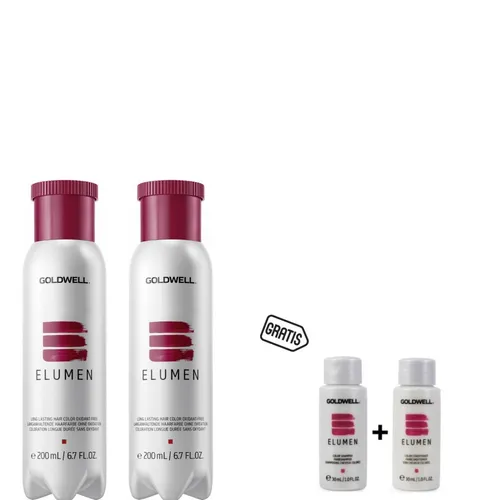 Goldwell Elumen NB@10 200 ml 2er Set mit gratis Shampoo & Conditioner - Hochwertiges Haarfärbemittel für brillanten Glanz und langanhaltende Farbintensität. Ideal für die professionelle Haarpflege zu Hause.