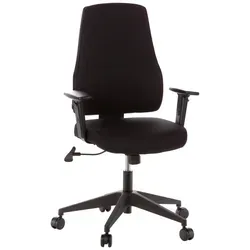 hjh OFFICE Profi Bürostuhl PRO-TEC 100 - Bürostuhl mit Armlehnen, höhenverstellbar und ideal für den täglichen Einsatz im Büro. Bietet höchsten Sitzkomfort und unterstützt eine gesunde Körperhaltung.