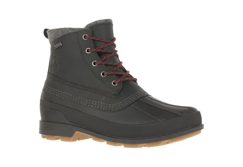 Kamik Bergstiefel M LAWRENCEM für Herren - Robuste Bergstiefel aus Kalbsämischleder, wasserdicht und langlebig. Mit Vibram® Arctic Grip A.T.-Sohle für sicheren Halt auf rutschigem Terrain und Heat-MX™-Technologie für warme Füße bei Kälte.