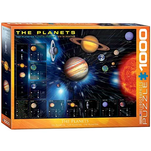 EuroGraphics Puzzle Die Planeten, mehrfarbig, 6000-1009, 1000