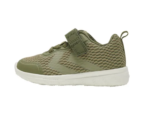 Hummel ACTUS RECYCLED INFANT - DEEP LICHEN GREEN - 21 - Sneaker aus Recycling-Material mit leichter Aerotech EVA-Laufsohle, ideal für aktive Kinder und umweltbewusste Eltern.