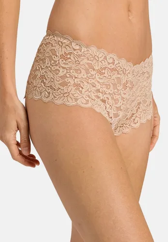 Hanro Moments Panty aus Spitze in Beige, Größe S - Funktionsunterwäsche: Die elegante Panty aus zarter Spitze bietet optimalen Komfort und femininen Stil. Der elastische Bund sorgt für angenehmen Halt ohne einzuengen.