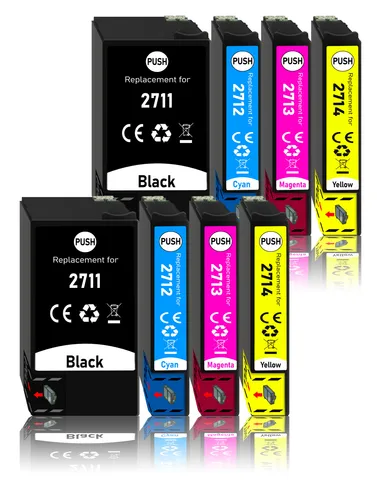 XL Patronen kompatibel mit Epson WF3620,3640,7110,7210,7610,7620,7710 8