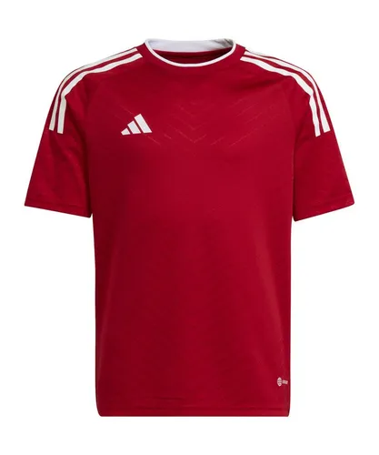 Adidas Unisex Kids Jersey Campeon 23, Team Power Red - Fußball-Fanartikel aus 100% recyceltem Polyester, ideal für umweltbewusste junge Sportler, mit Regular Fit für optimalen Tragekomfort.