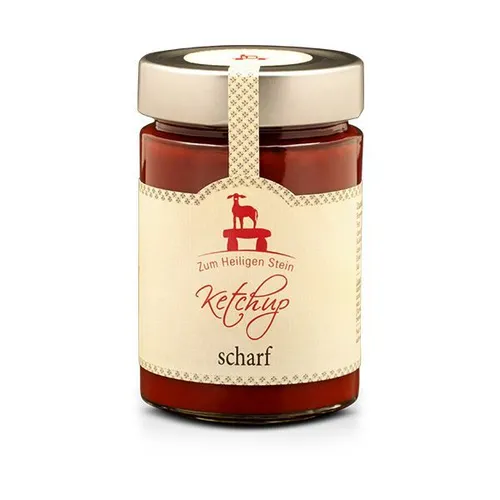 Zum Heiligen Stein Ketchup - Scharf (400g/336ml)