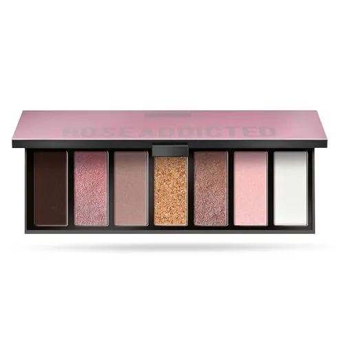 Pupa Milano Make Up Lidschattenpalette Rose Addicted 004 - Lidschattenpalette mit 13,3g in zarten Rosa- und Goldtönen, perfekt für kreative Looks und jeden Anlass.
