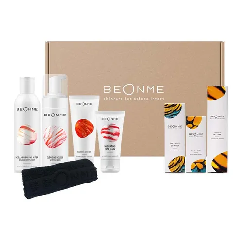 BEONME Gesichts-Reinigungscreme Geschenk-Sets - Anti-Aging Geschenkbox - Reinigungscremes für eine komplette Anti-Aging-Pflegeroutine mit biologischen, veganen Formeln zur Revitalisierung und Bekämpfung von Falten. Ideal als Geschenk!