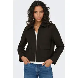 ONLY Female Mantel ONLVELA - Funktionsjacken mit Reverskragen, ideal für stilvolle Looks und optimalen Tragekomfort dank 92% Polyester und 8% Viskose.