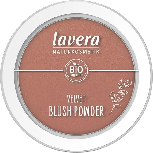lavera Velvet Blush Powder -Nude Terracotta 03 - frischer Teint - langanhaltend - samtig & leichte Textur - vegan - Naturkosmetik - 5g