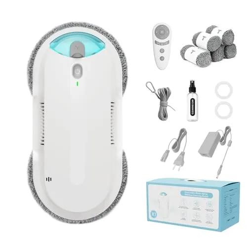 HIXZAP Fensterputzroboter mit Ultraschall-Wasserstrahl