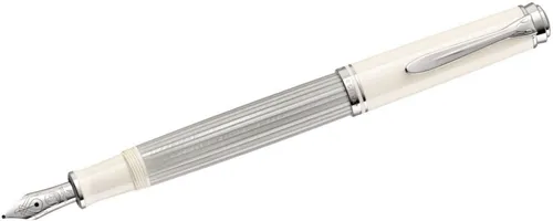 Pelikan Füllfederhalter M405 M Silber-Weiß in silber von Pelikan
