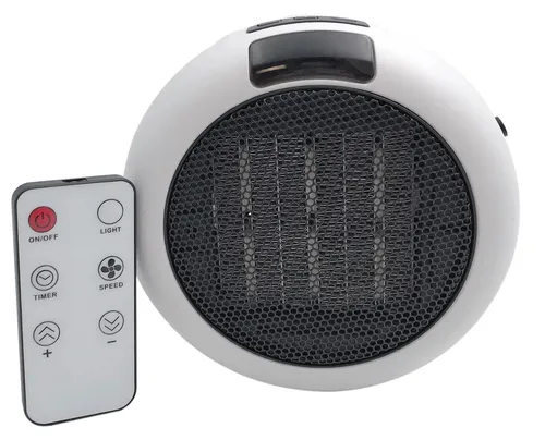 Steckdosenheizer mit Fernbedienung 600W