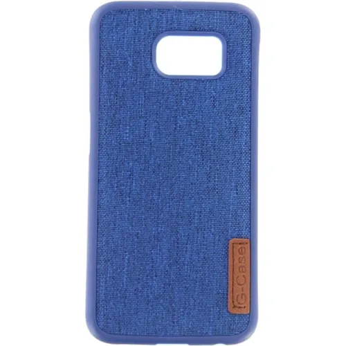 OEM Silicone Case Textile for Samsung S6 blue (Samsung Galaxy S6) (25445356)