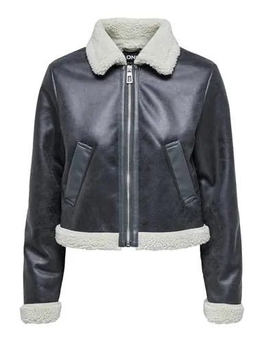 ONLBETTY Bonded Zip Jacket CC OTW - Funktionsjacke für Damen von ONLY, ideal für aktive Freizeit mit stylischem Design und hoher Bewegungsfreiheit.