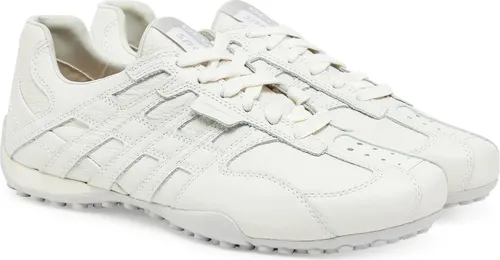 Geox Herren U Snake ORIGINAL B Sneaker, White, 43 EU - Herren-Sneaker, atmungsaktiv für optimalen Tragekomfort und ein frisches Fußklima den ganzen Tag.