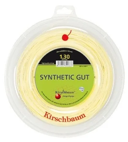 Kirschbaum Tennissaite Synthetic Gut (Allround) natur 200m Rolle, Saitendicke: 1.35