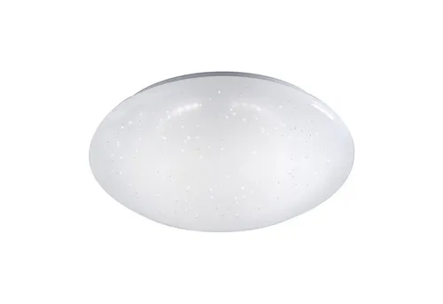 Licht-Erlebnisse Deckenleuchte RENSUM, LED fest integriert, Warmweiß, LED rund D: 35 cm Weiß 3000 K warmweißes Licht 1380 lm Modern