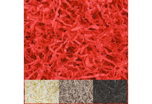 Creative Deco Bastelnaturmaterial Füllmaterial Geschenk aus Papier Stroh für Pakete